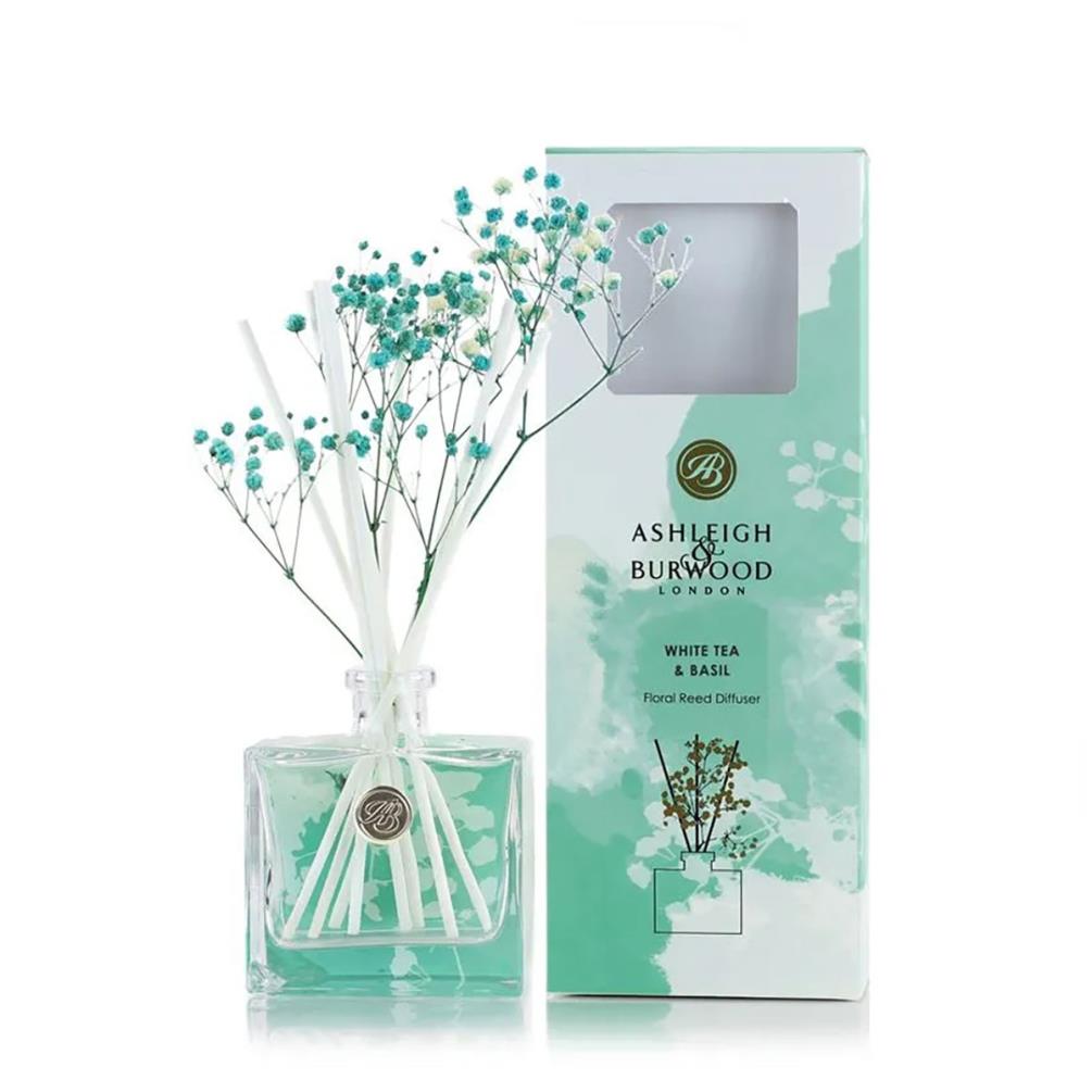 Ashleigh & Burwood White Tea & Basil Life In Bloom Floral Reed Diffuser £23.85